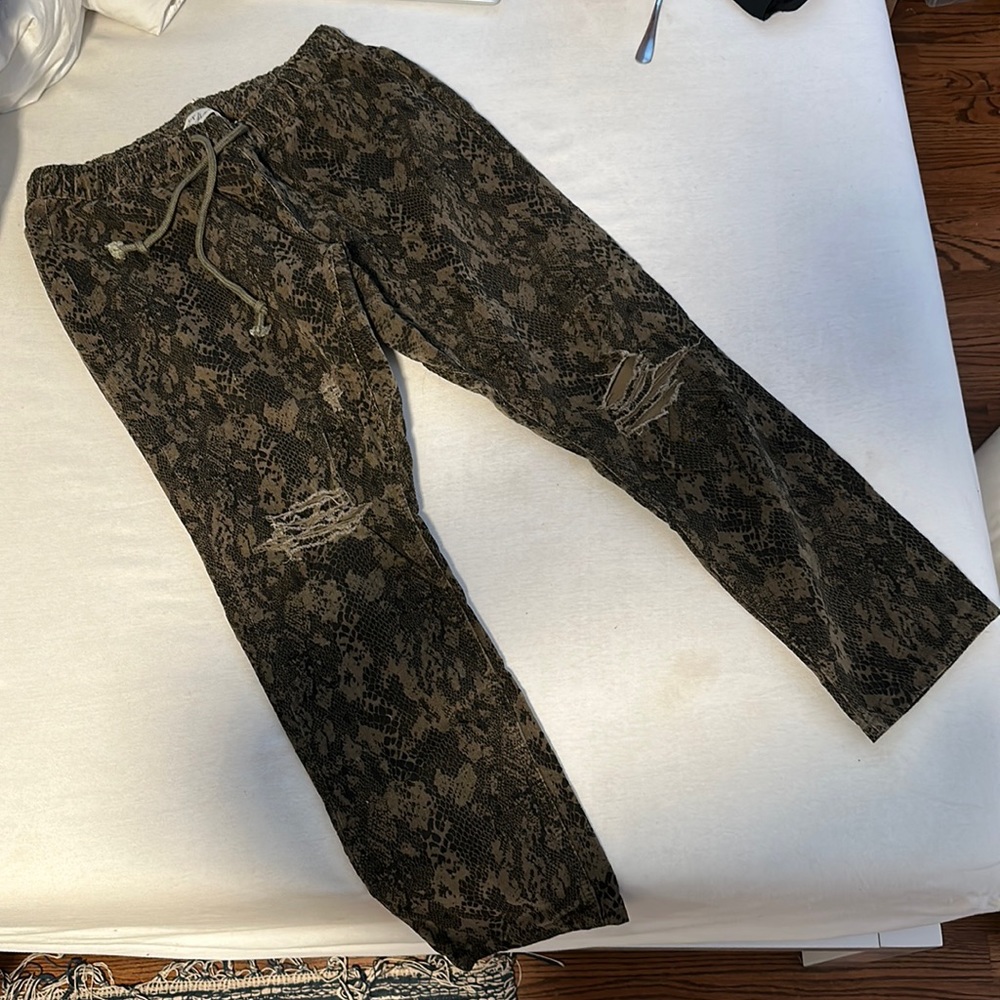 Vintage Havana snake skin pants